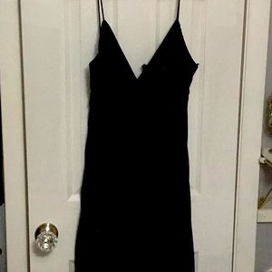 Black glitter dress